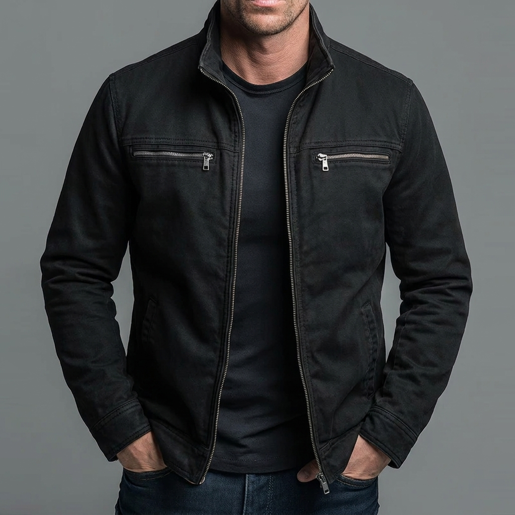 Tonis – Chaqueta masculina de uso diario con cremallera