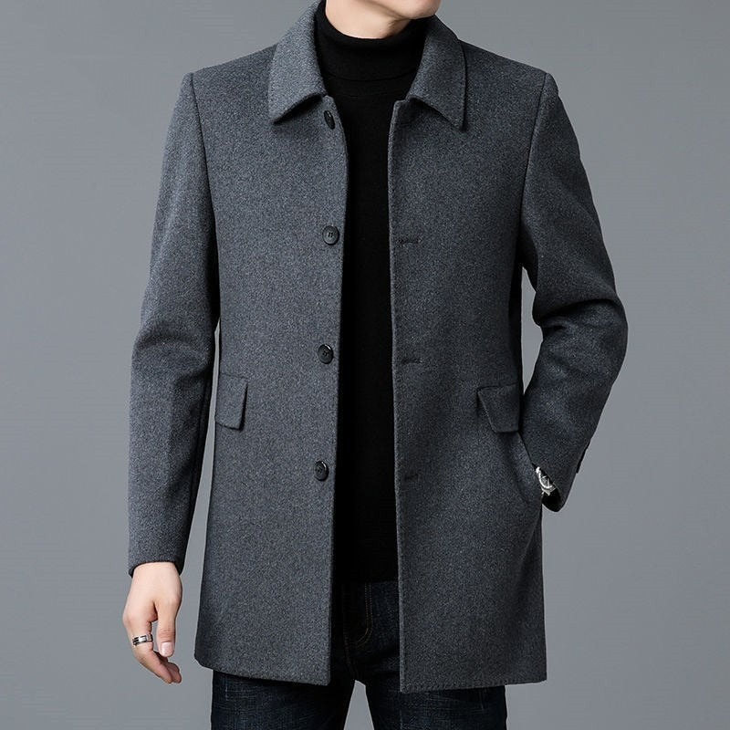 Enzo Abrigo de Lana Elegante