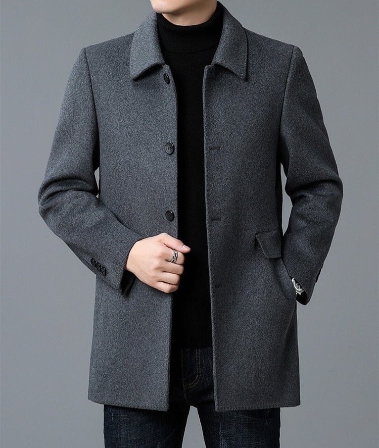 Enzo Abrigo de Lana Elegante