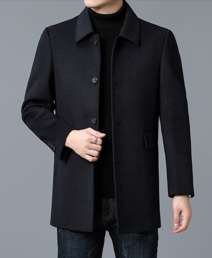 Enzo Abrigo de Lana Elegante