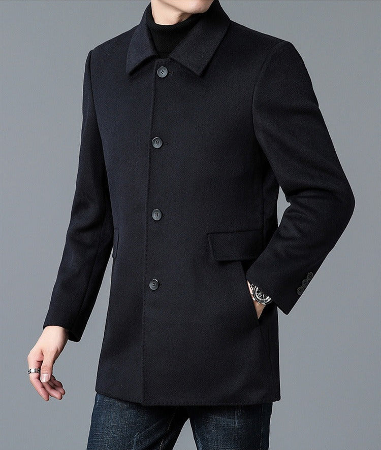 Enzo Abrigo de Lana Elegante