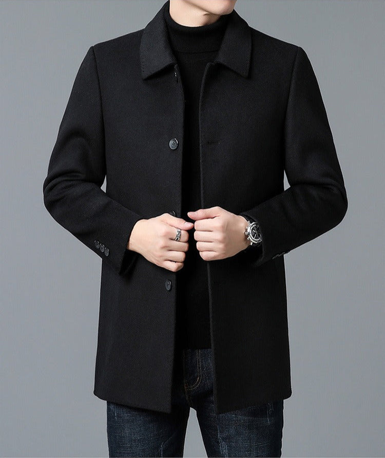 Enzo Abrigo de Lana Elegante