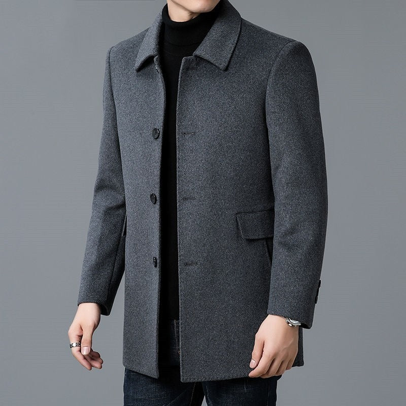 Enzo Abrigo de Lana Elegante