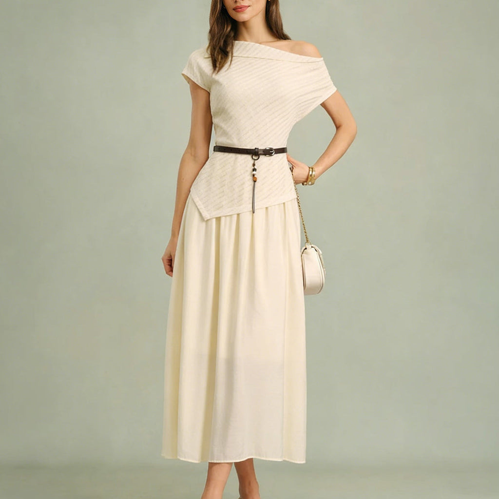Miglė – Vestido Asimétrico Elegante