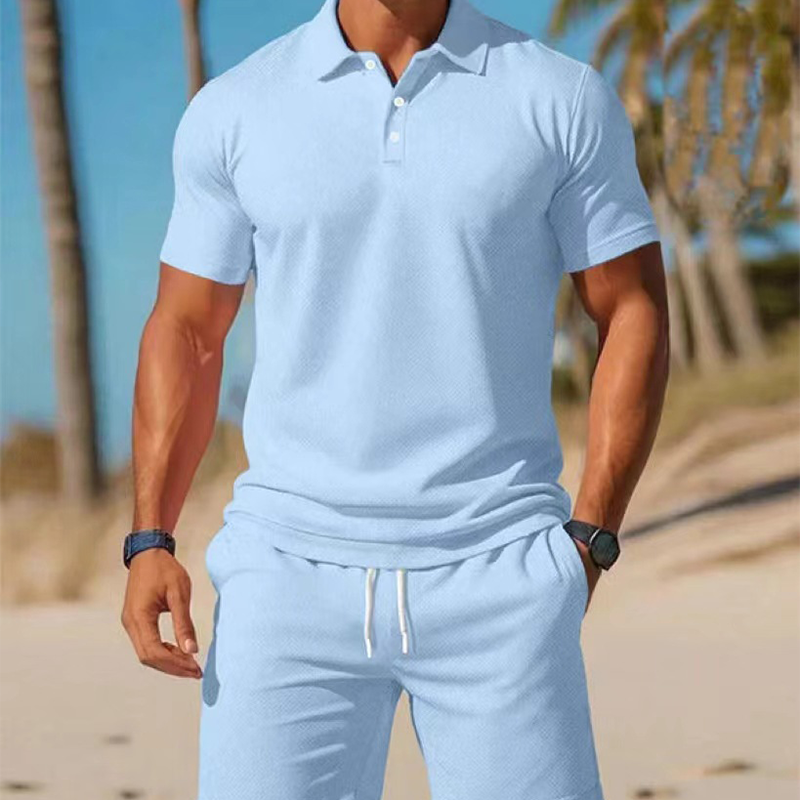 Marcelius – Conjunto de polo y pantalones cortos
