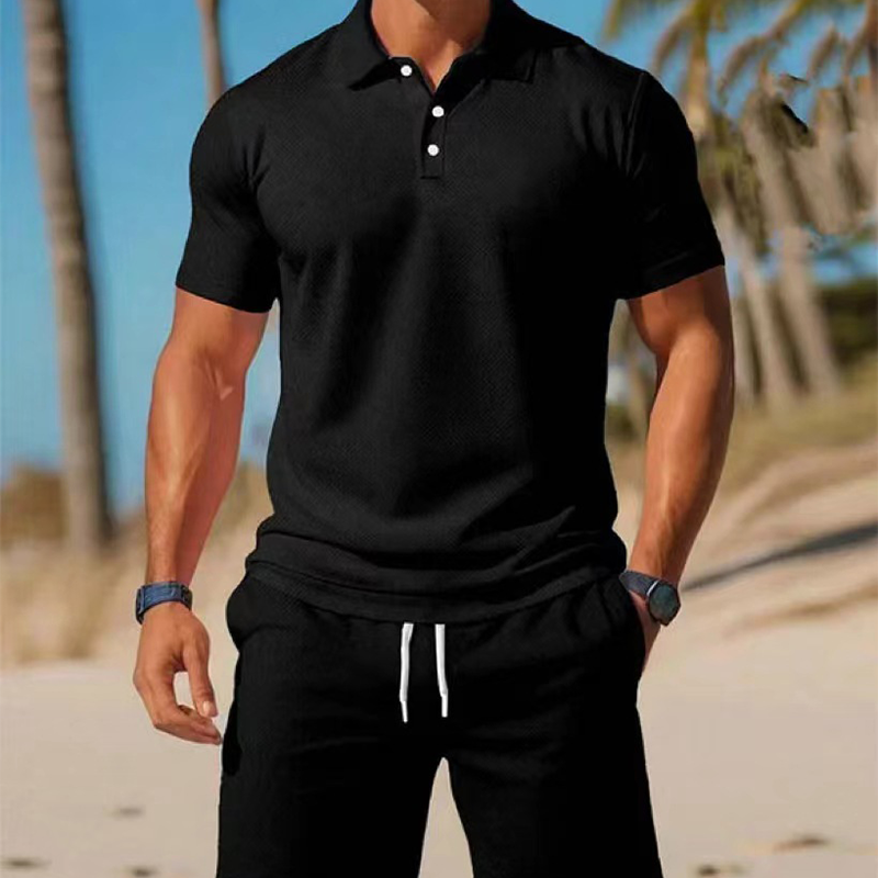 Marcelius – Conjunto de polo y pantalones cortos