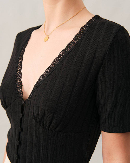 Camisa Edición Limitada con Detalles de Encaje