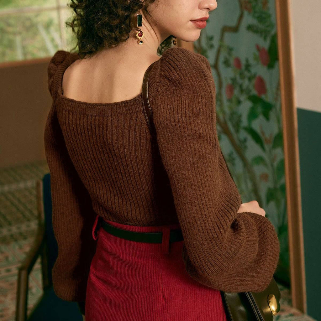 Elena – Suéter de mangas amplias
