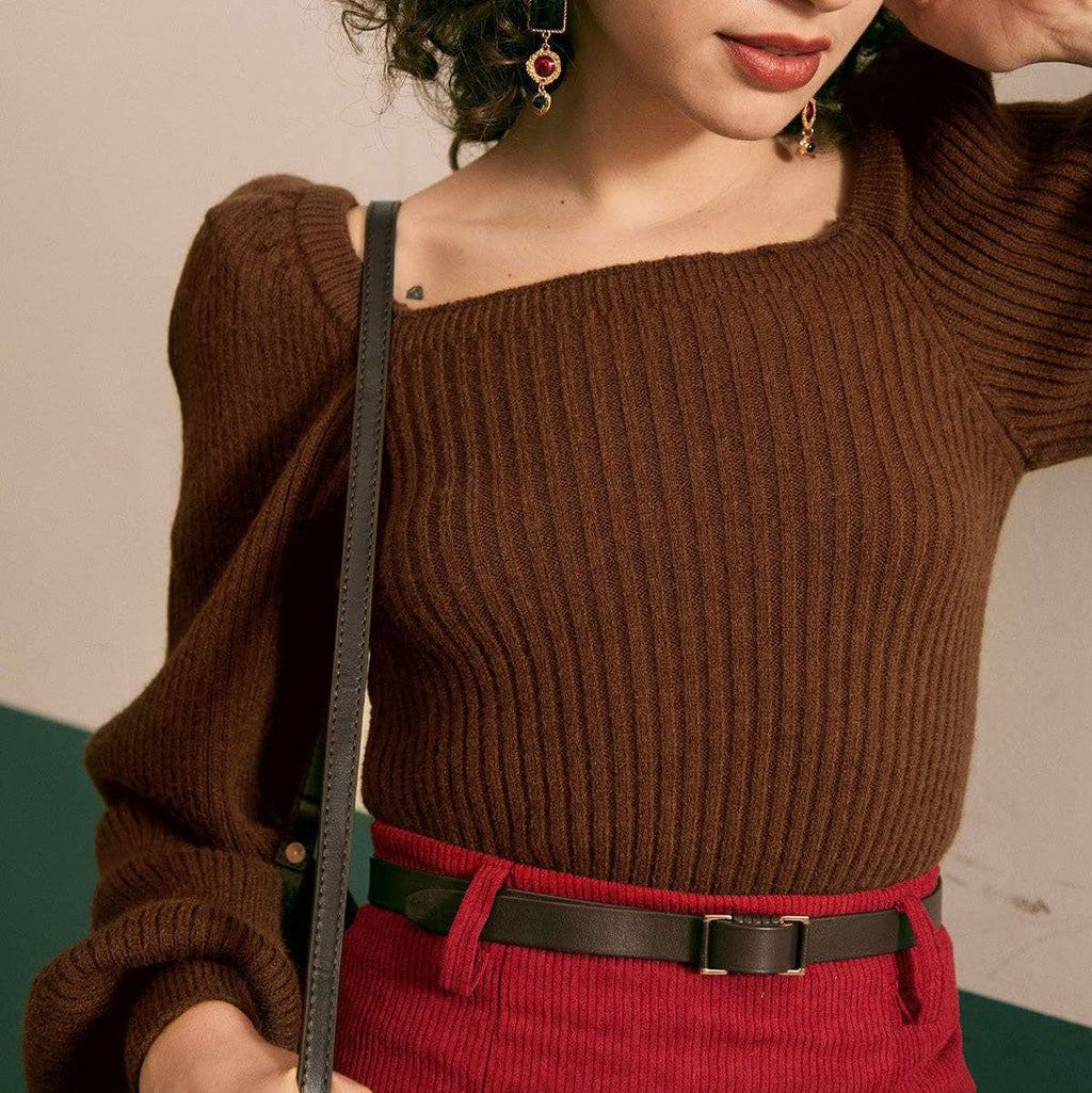 Elena – Suéter de mangas amplias