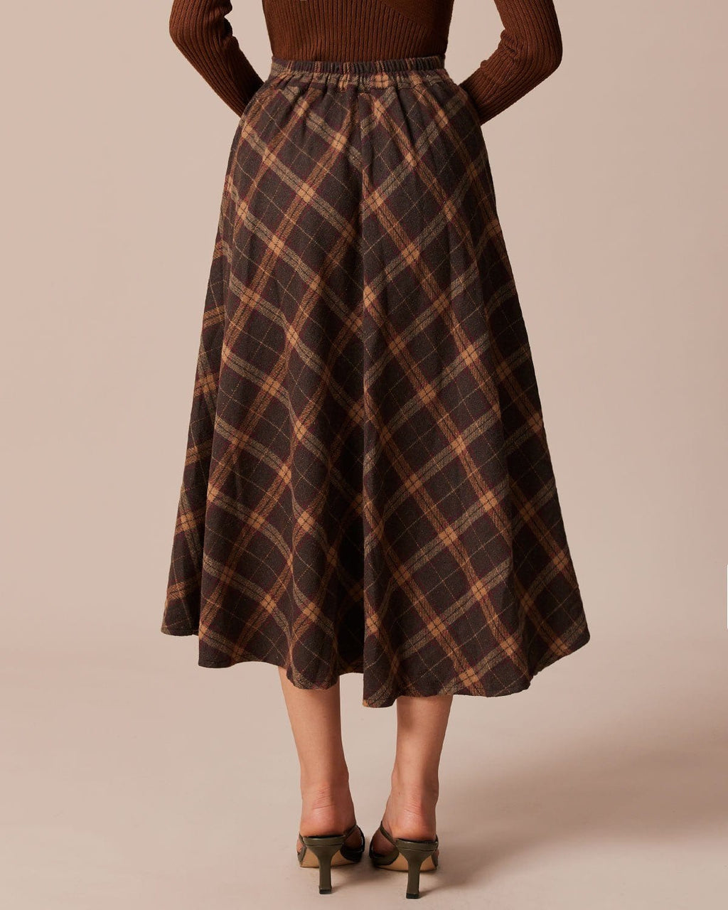 Elara – Falda midi con diseño clásico