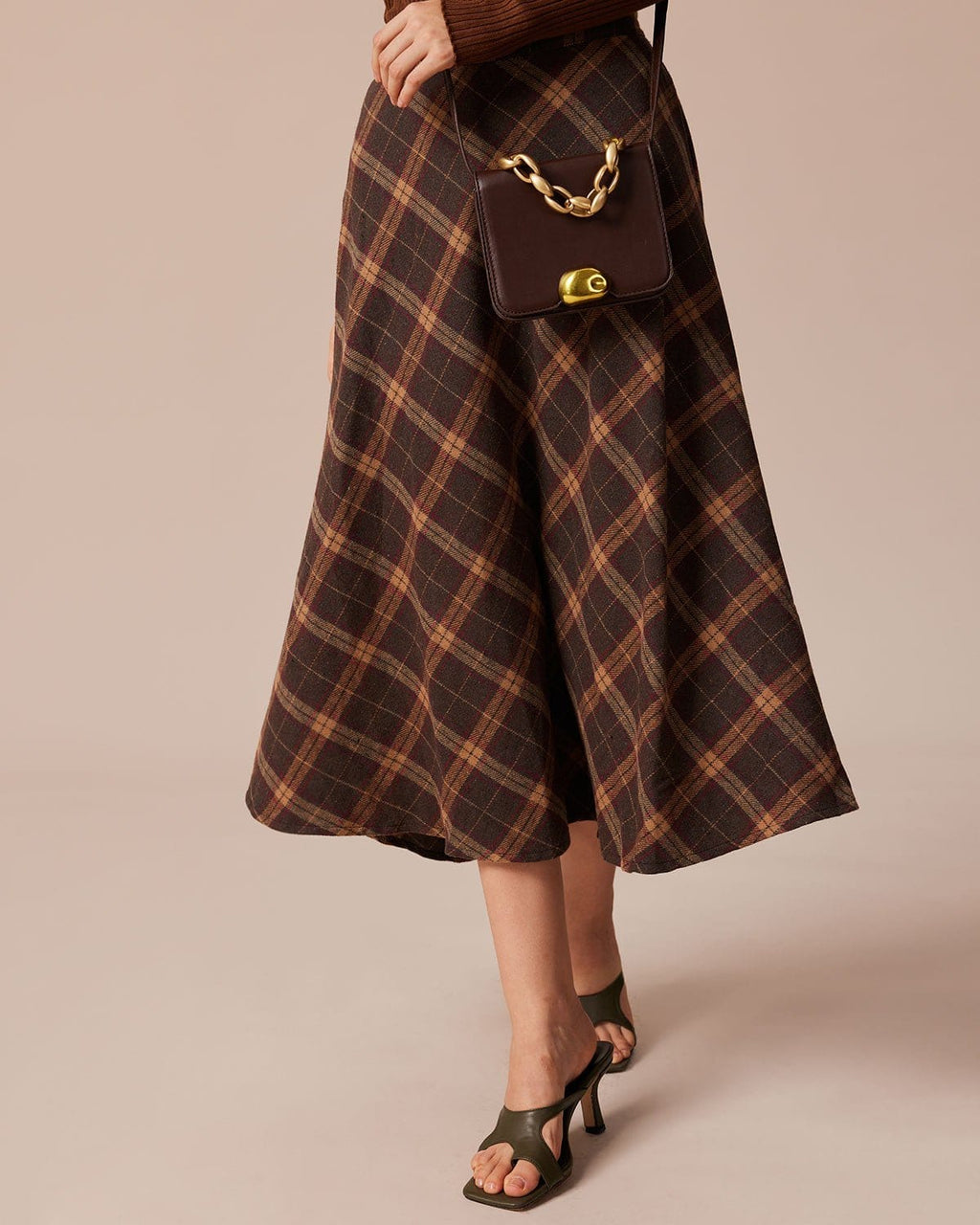 Elara – Falda midi con diseño clásico