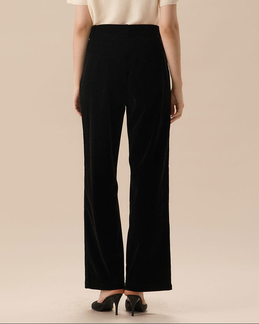 Palma – Pantalones Amplios de Cintura Alta