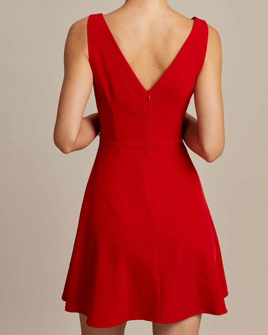 Rugilė – Vestido Rojo Elegante