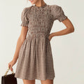 Justė – Vestido corto de cuadros