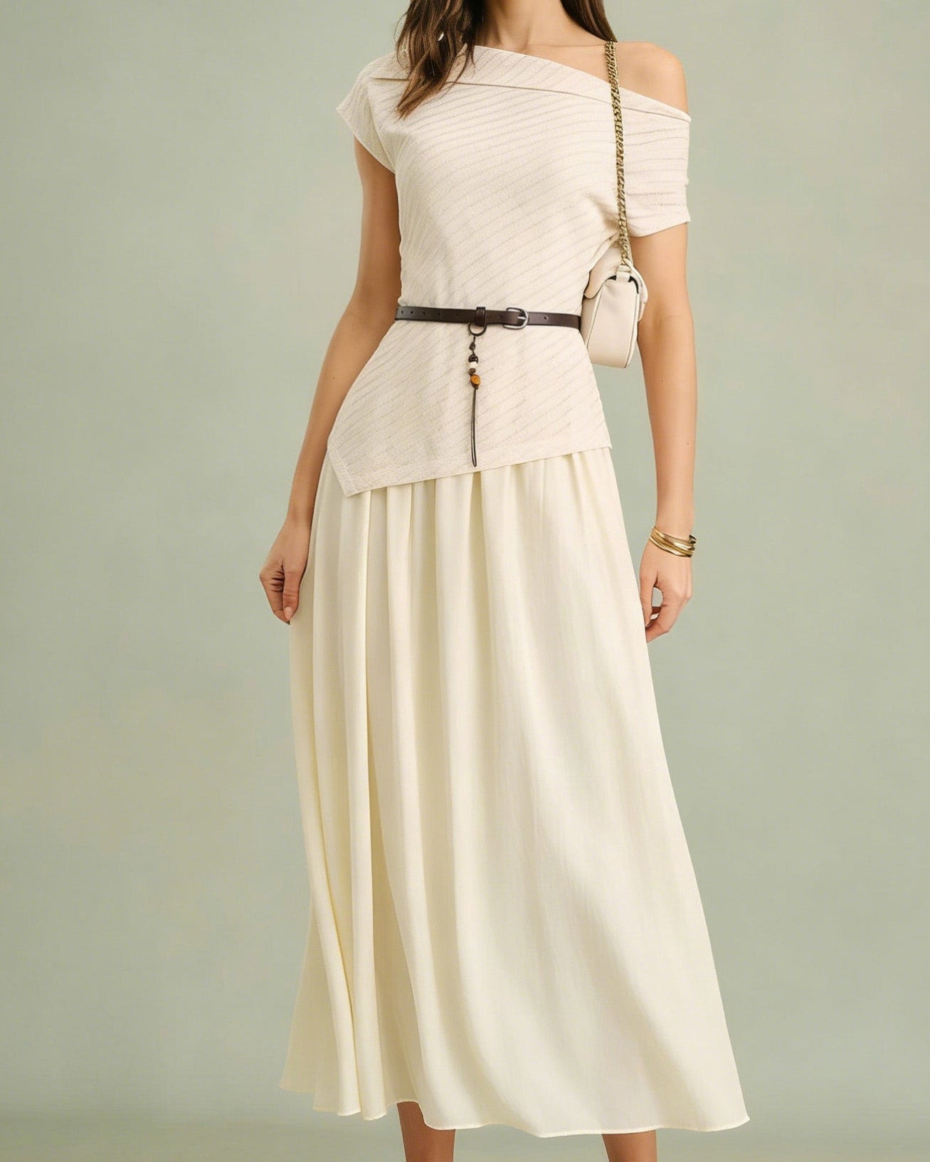 Miglė – Vestido Asimétrico Elegante