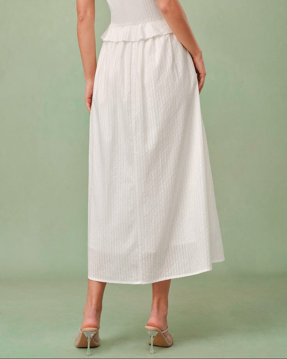 Liora – Falda Midi con Silueta en A