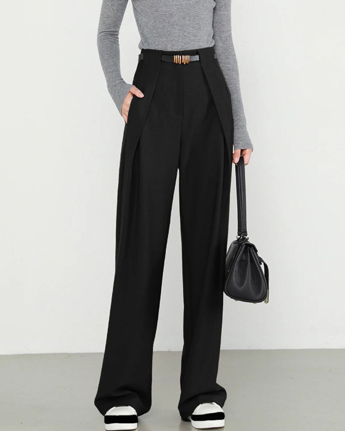 Vera – Elegantes Pantalones de Tiro Alto