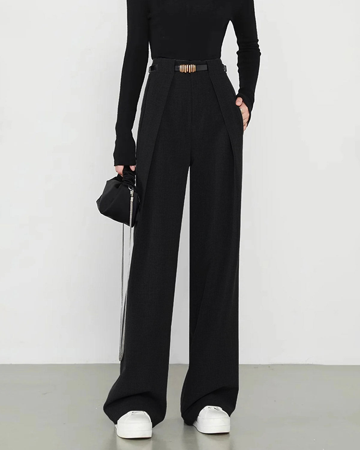 Vera – Elegantes Pantalones de Tiro Alto