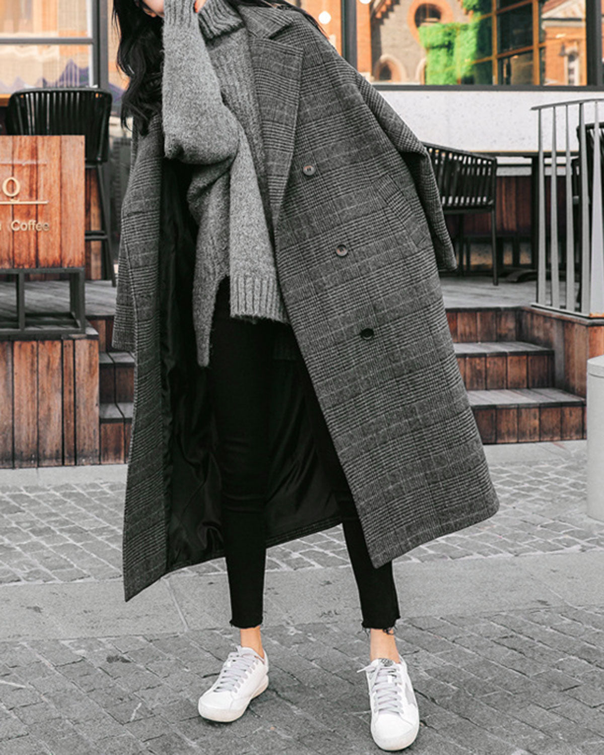 Chaqueta de diseño a cuadros