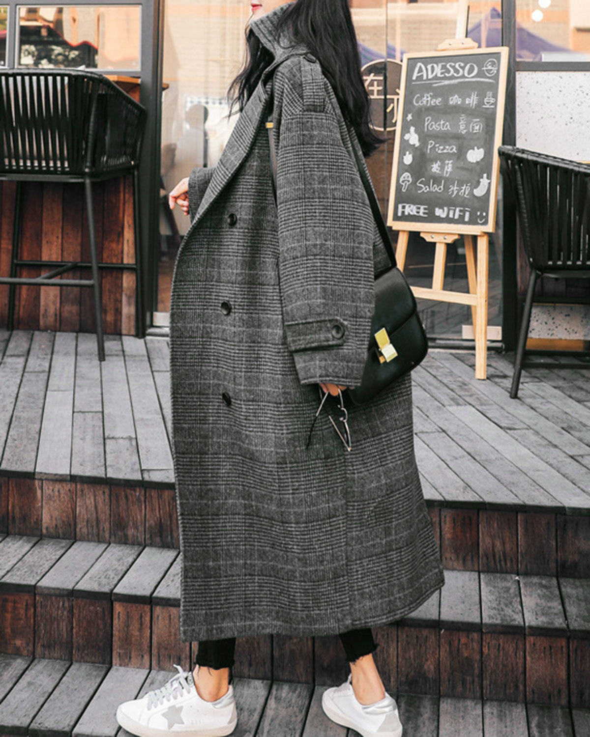 Chaqueta de diseño a cuadros