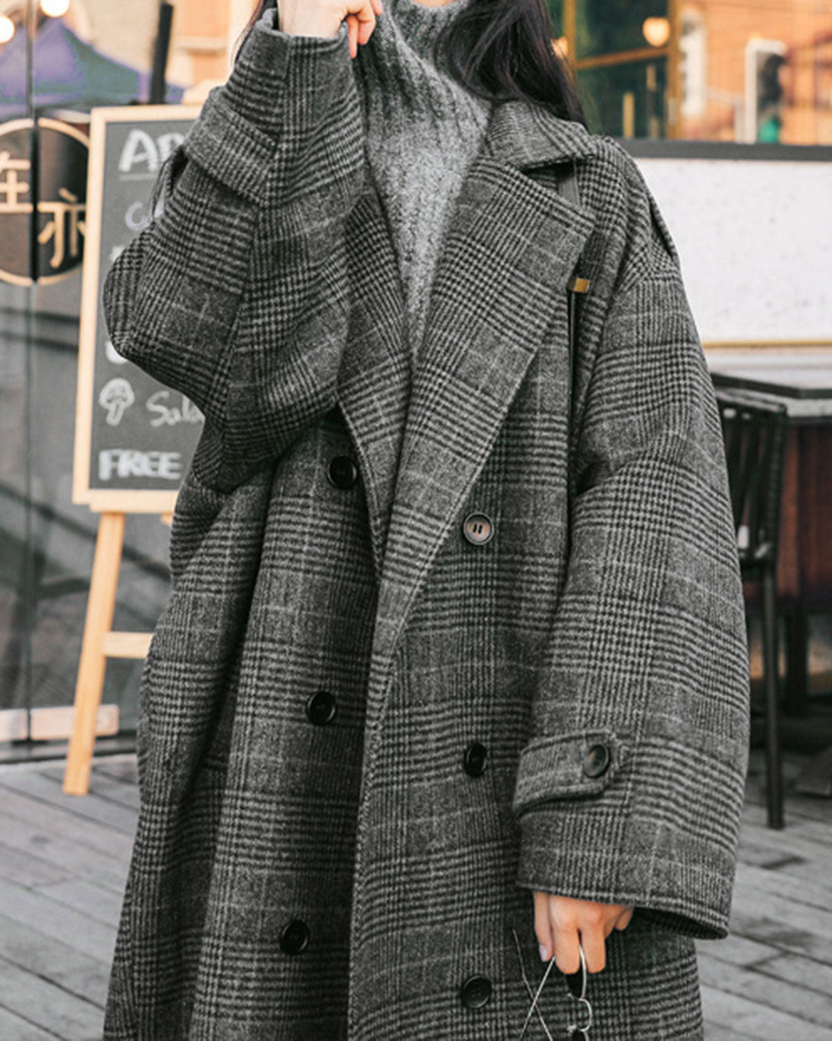 Chaqueta de diseño a cuadros