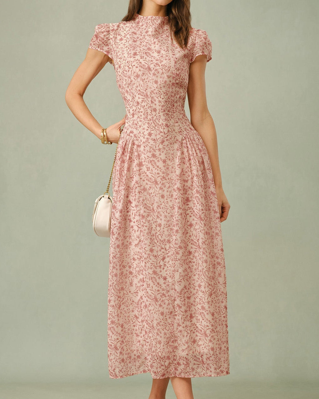 Rosita – Vestido midi floral romántico