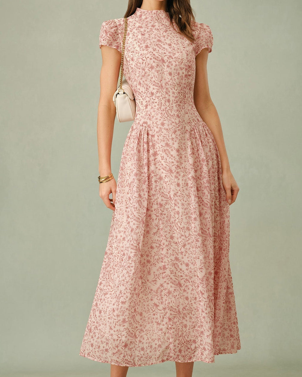 Rosita – Vestido midi floral romántico