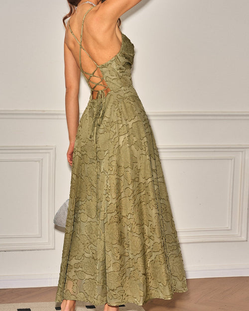 Auksė – Lujoso vestido largo
