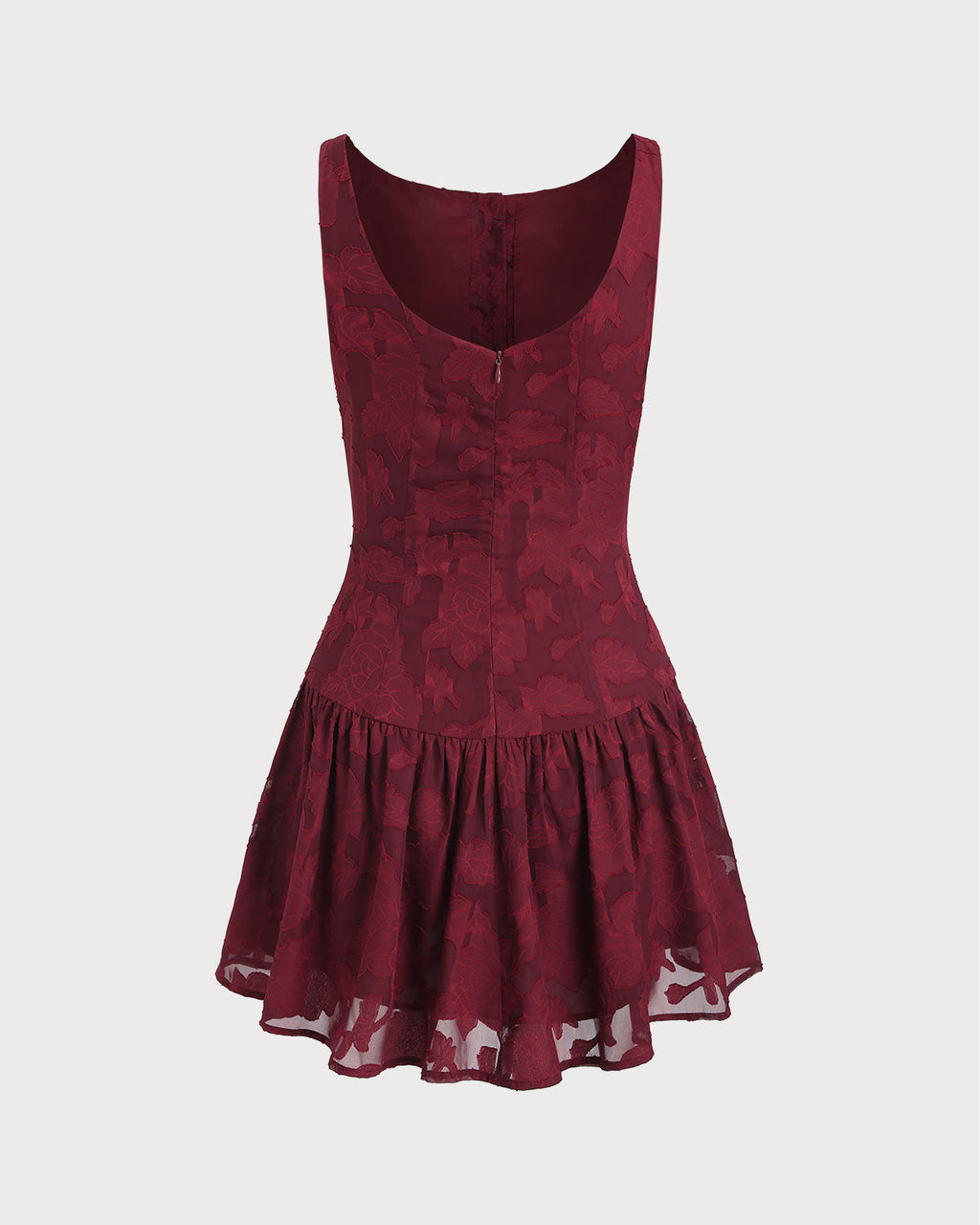 Vestido A de jacquard con escote barco