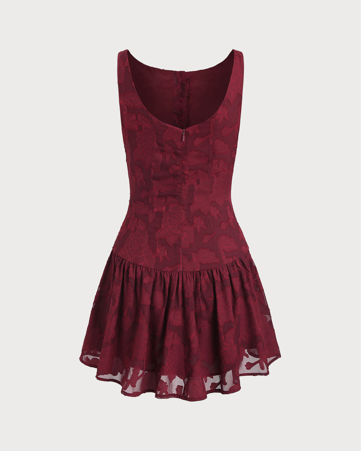 Vestido A de jacquard con escote barco