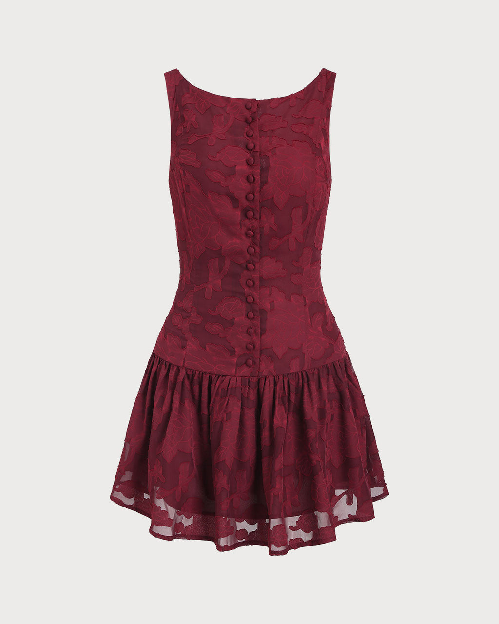 Vestido A de jacquard con escote barco