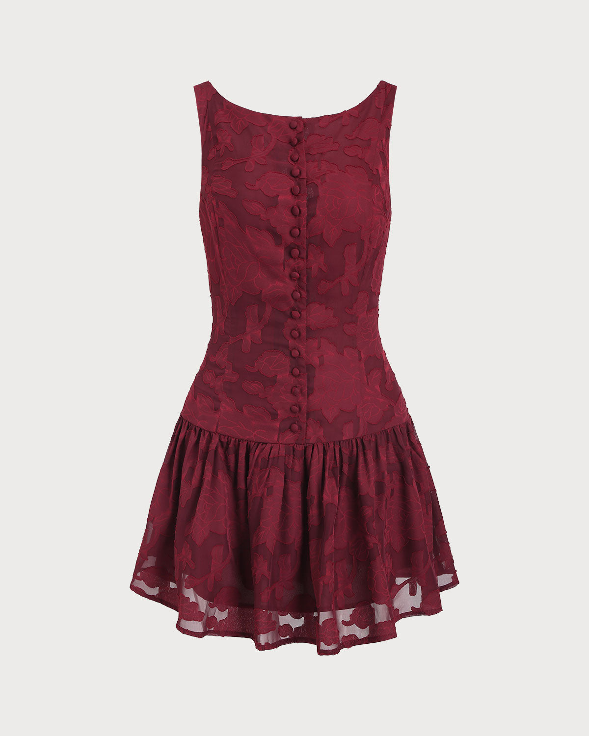 Vestido A de jacquard con escote barco