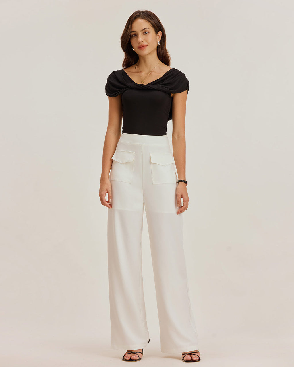 Nela – Pantalones de corte recto con estilo