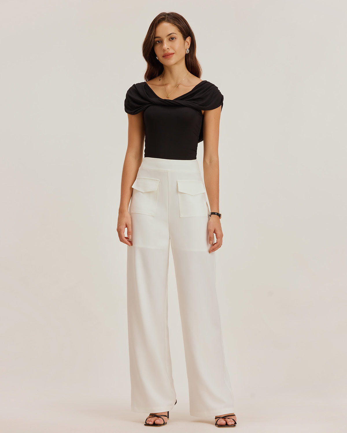 Nela – Pantalones de corte recto con estilo