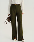 Dina – Pantalones de corte recto elegantes