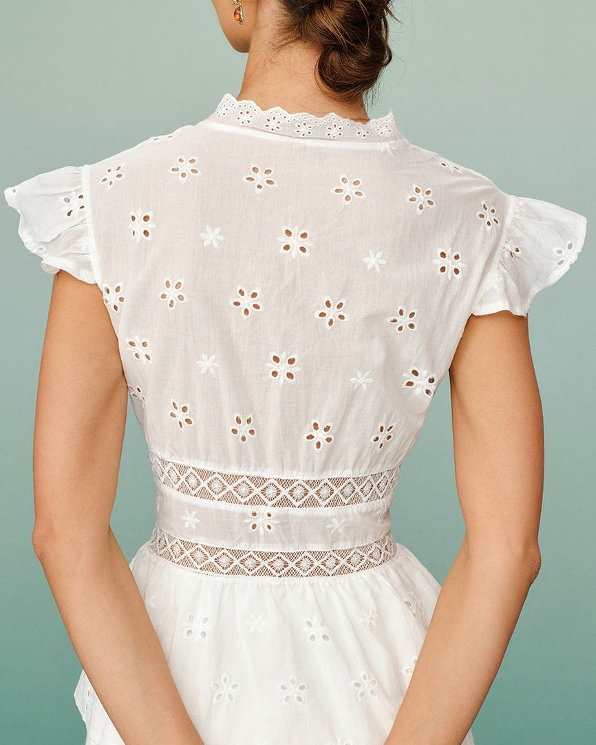 Blusa con escote en V